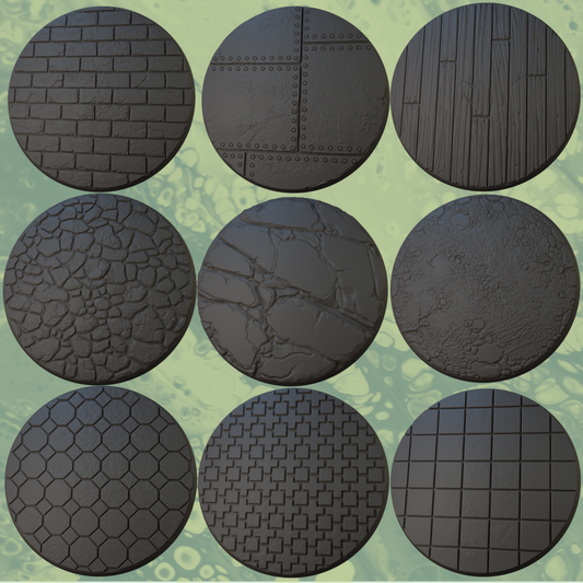 32mm High-Detail Scenic Bases